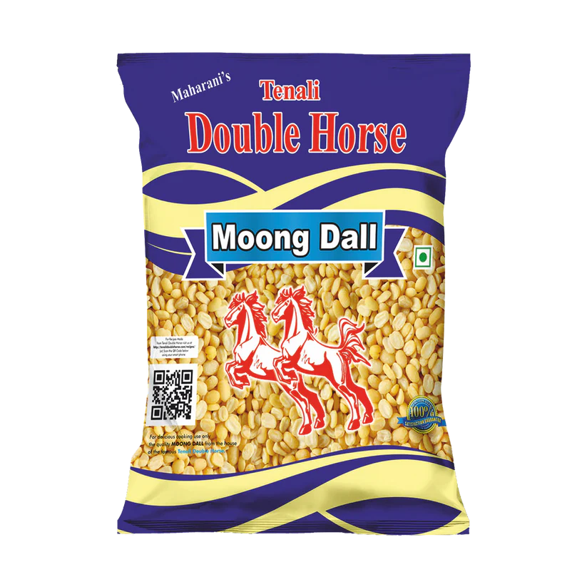 Tenali Double Horse Moong Dall : 500g